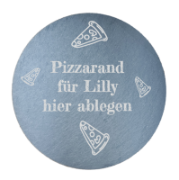 Servierplatte ø20cm Motiv:  Pizzarand